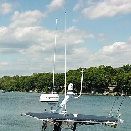 Scanstrut Dual Power Tower for åpen radar