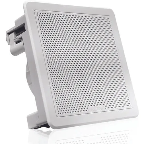 Fusion FM-F65SW høyttalere 6.5" flushmount, firkantet og hvite.