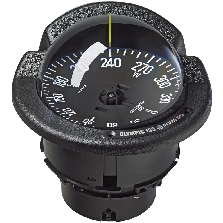 Plastimo kompass Horizon 135, sort med sort kompassrose