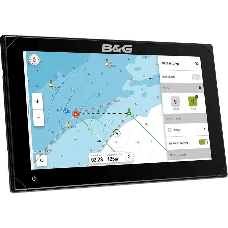 B&G Zeus S 9" kartplotter med seilfunksjoner