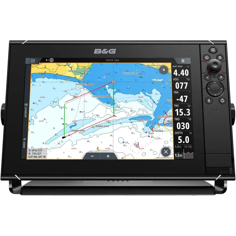 B&G Zeus3S 12 kartplotter m/seilfunksjoner og ekkolodd