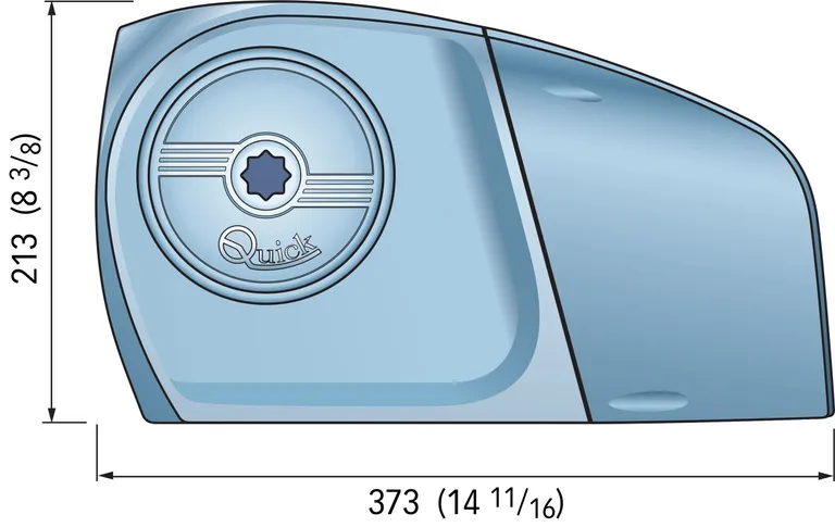 Quick Hector HC3 700 ankervinsj 700W 12V, 8 mm kabelar og trommel