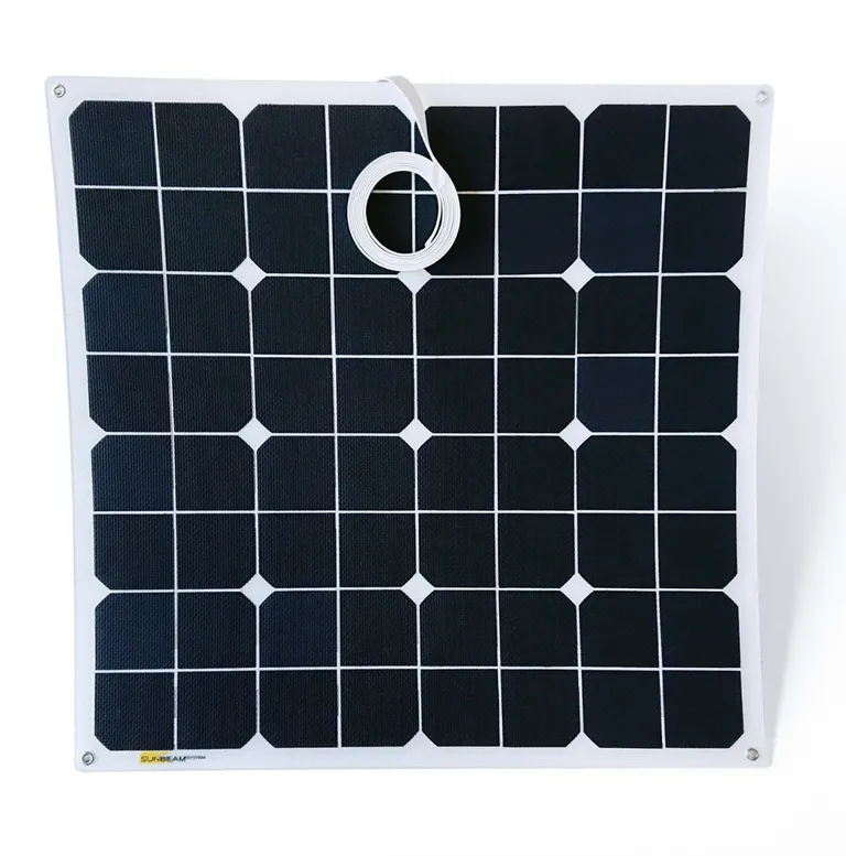 SUNBEAMsystem Tough 55W Flush solcellepanel, flat kabel