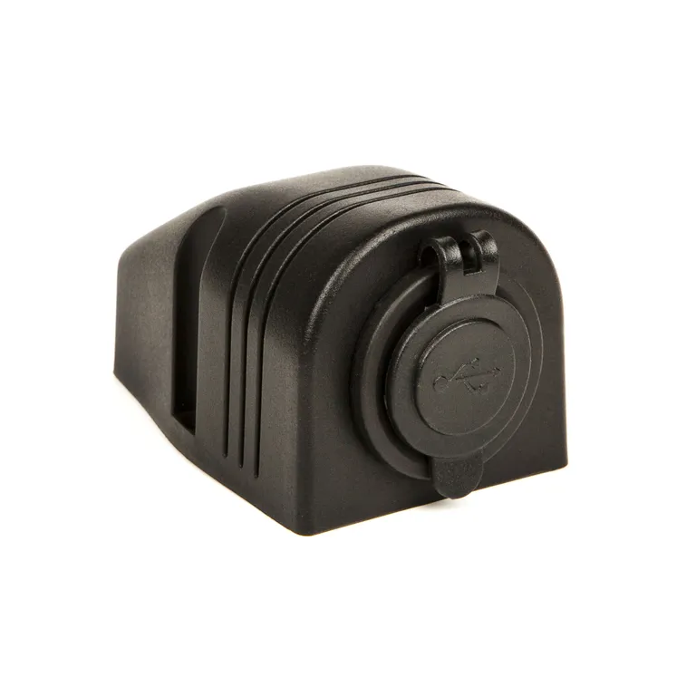 Utenpåliggende dobbelt 12/24V USB-uttak