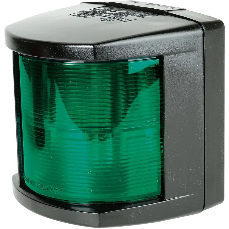 Hella modell 2984 styrbord (grønn) lanterne med sort hus