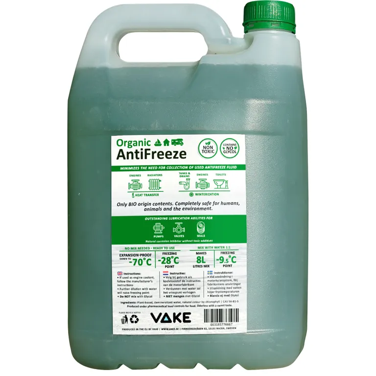Organic AntiFrost giftfri, organisk frostvæske 4 liter (-28 grader)
