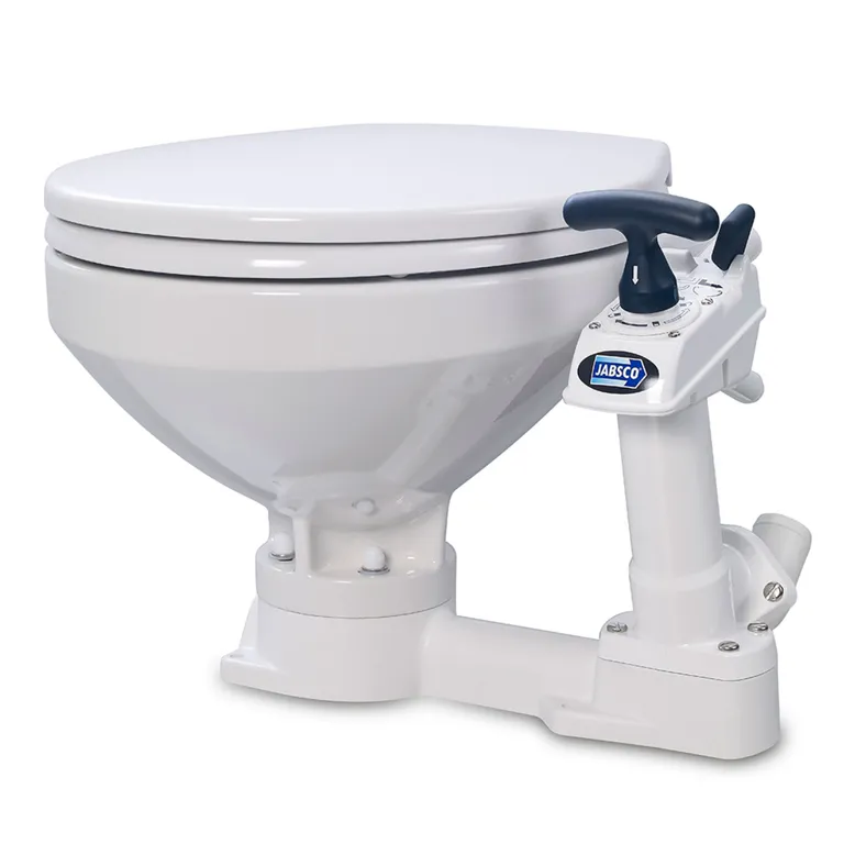 Jabsco Toalett Manuelt regular med soft close sete og lokk