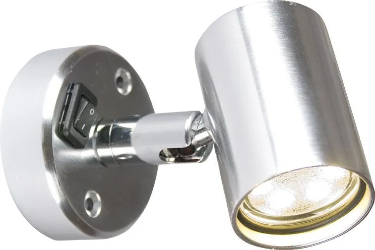 Båtsystem Tube D1 LED-lampe i krom