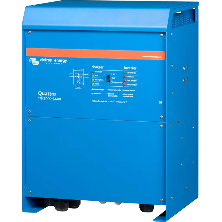 Victron Energy Quattro lader/inverter 12/5000/220-100/100