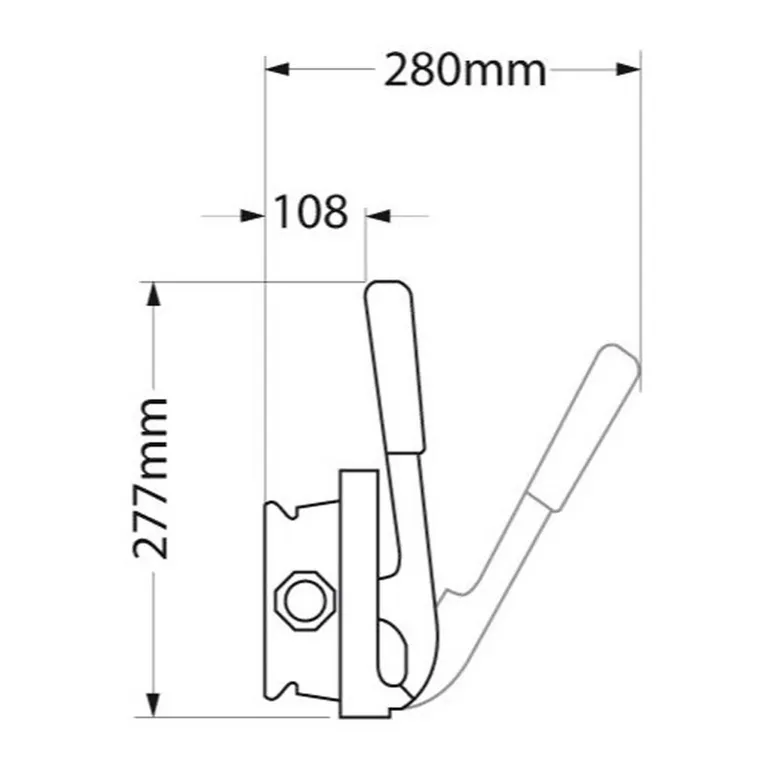 Whale Gusher Urchin lensepumpe, fast håndtak