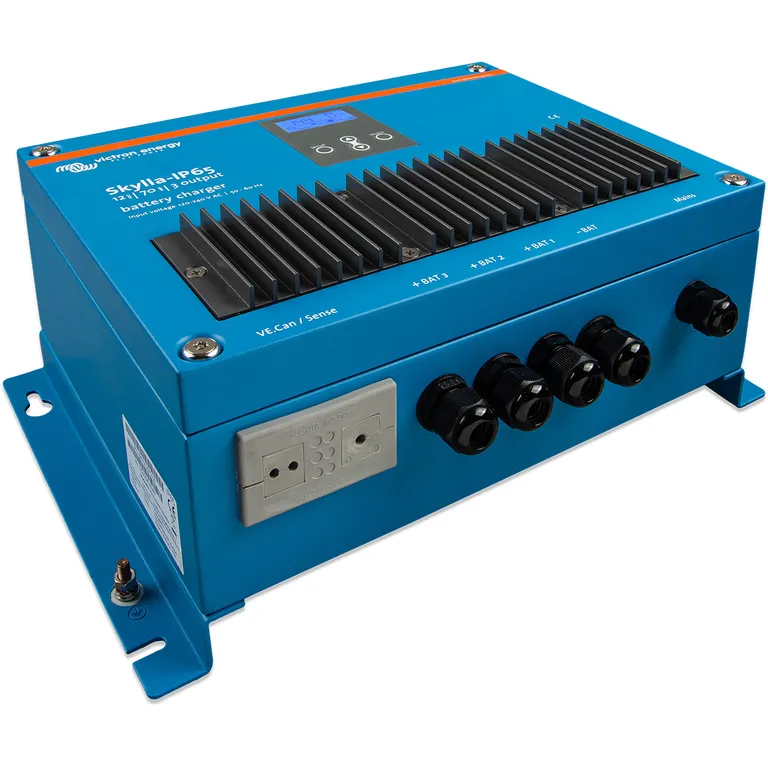 Victron Skylla-IP65 12V 70A 3 kanaler, batterilader for 3 batteribanker