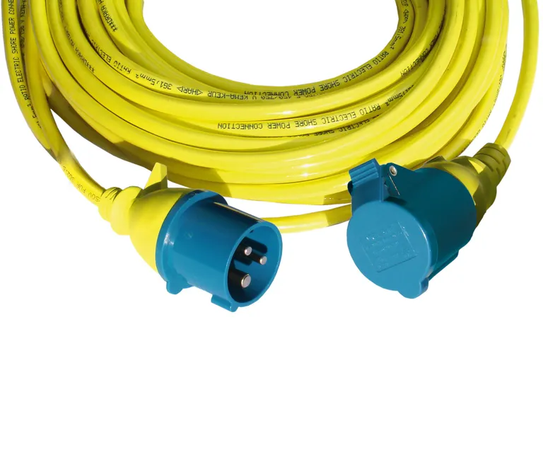 Ratio landstrømskabel 3x2,5mm², 15 meter, CEE til CEE