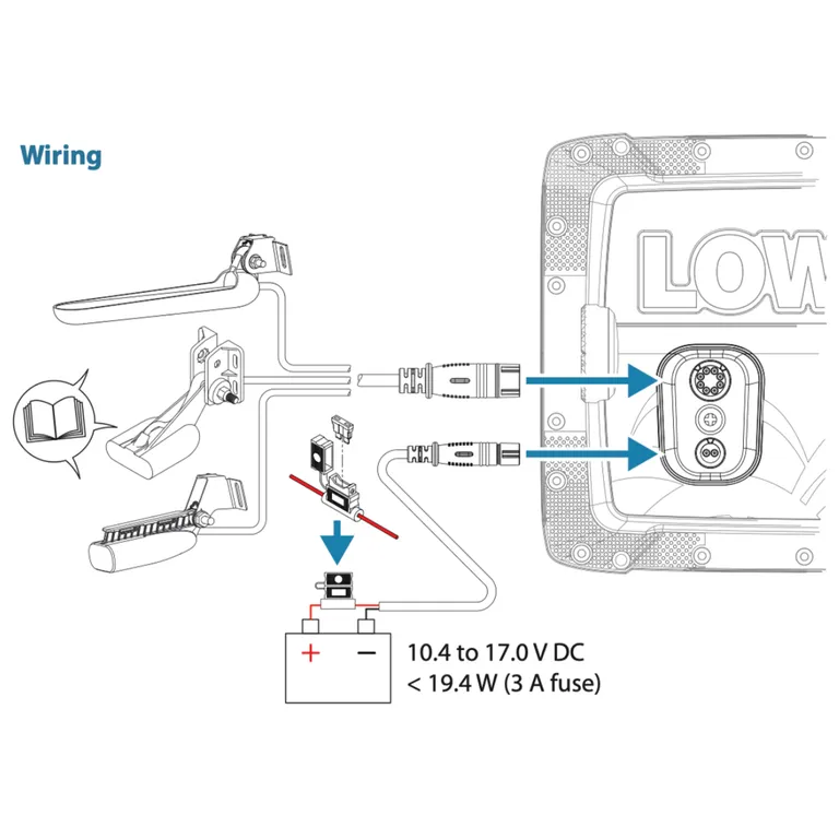 Lowrance HOOK Reveal 9" kartplotter med ekkolodd inkl. giver
