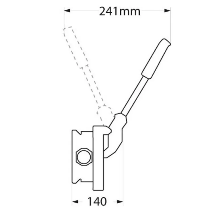 Whale Gusher Urchin lensepumpe, løst håndtak