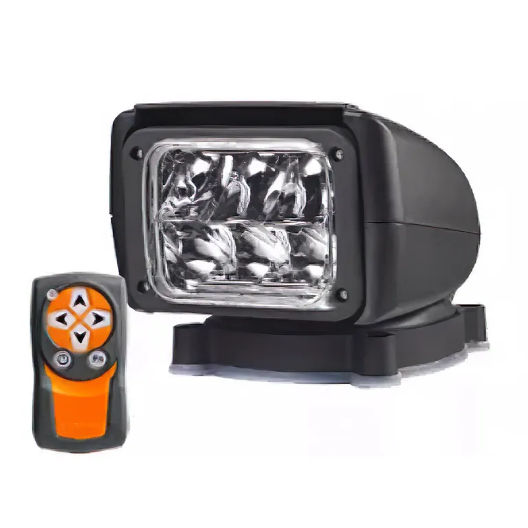 Allremote lyskaster 150 LED 12V svart med fjernkontroll