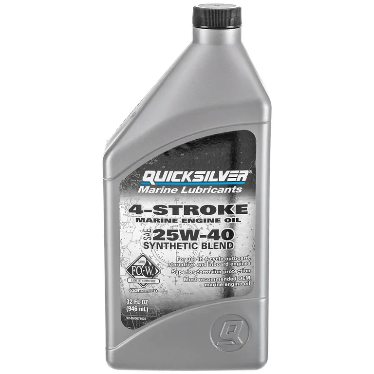 Quicksilver 4T Syntetisk motorolje 25W-40 1 liter
