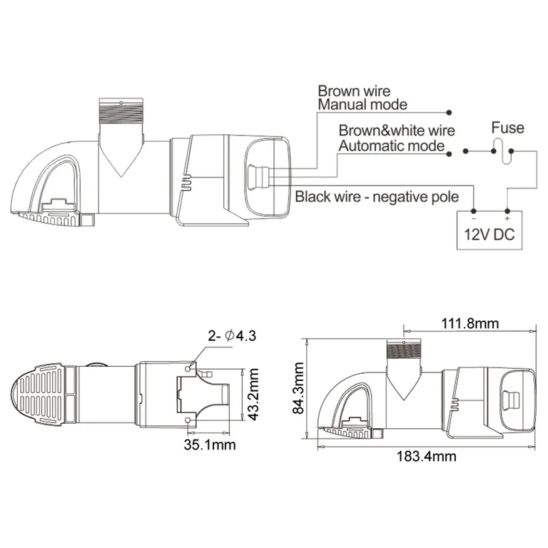 SeaFlo 14A Series lensepumpe 12V