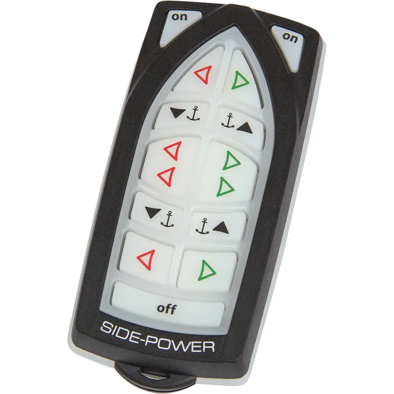 Side-Power RCT-23E fjernkontroll for 2 ankervinsjer og 2 baug/hekk propeller(kun fjernkontroll)