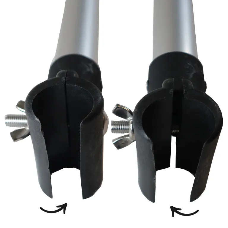 Red Duty teleskopisk ben med T-stykke, 0,8-1,5 meter