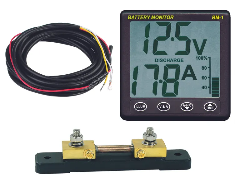 Nasa batterimeter med 100A shunt (24V)