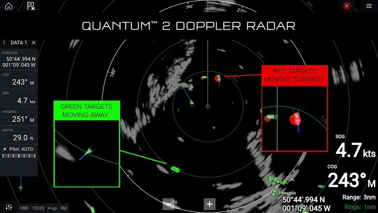 Raymarine Quantum 2 Q24D Doppler-radar med WiFi