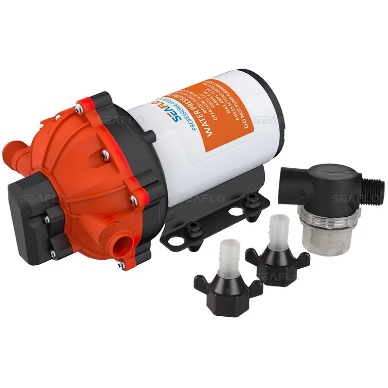 Seaflo Trykkvannspumpe 12V 60psi 15l
