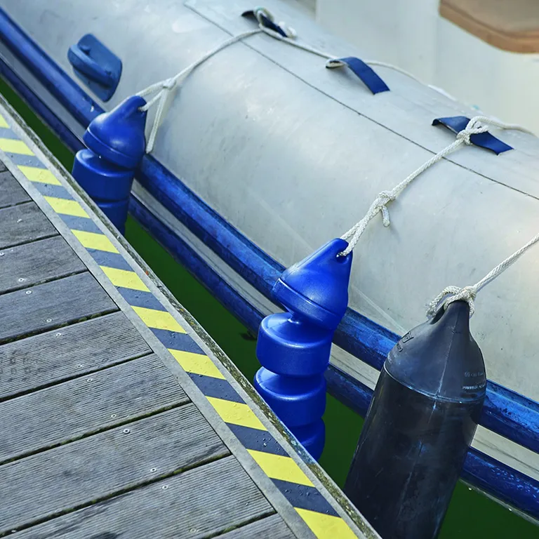 Plastimo RIB fender i blått Ø12 x 48cm