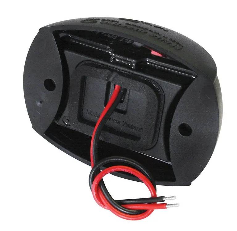 Hella NaviLED 2nm, styrbord lanterne med hvitt hus og hvit reflektor