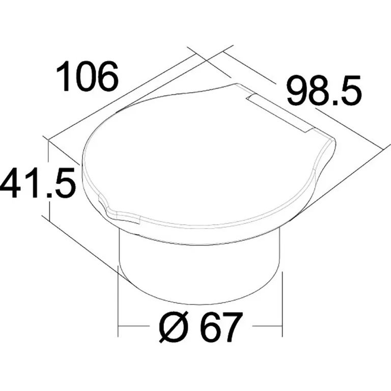Osculati Elegant dusj med slange