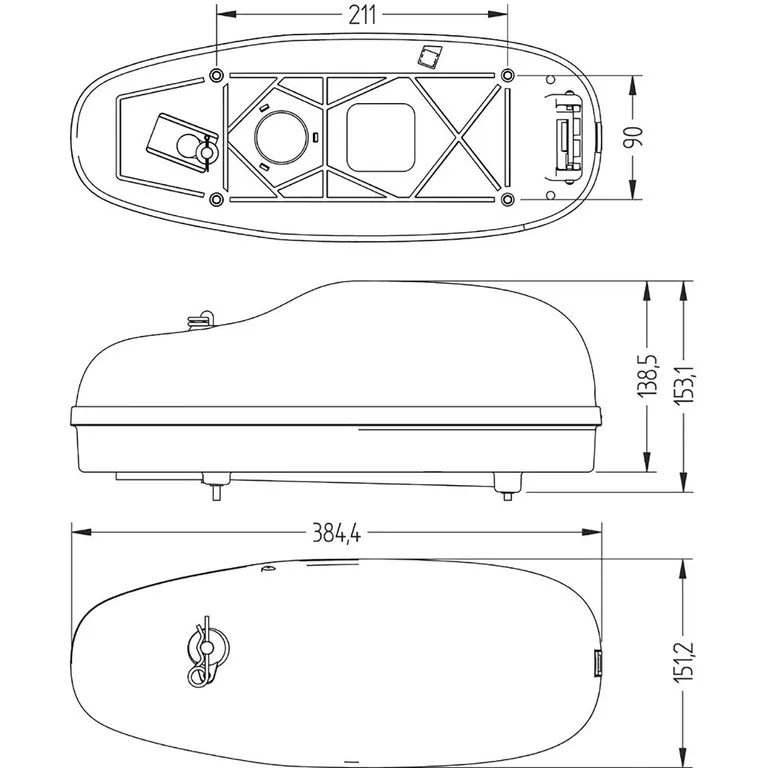 Jotron Tron 60AIS Float-Free EPIRB nødpeilesender med GPS og AIS, friflyt-brakett