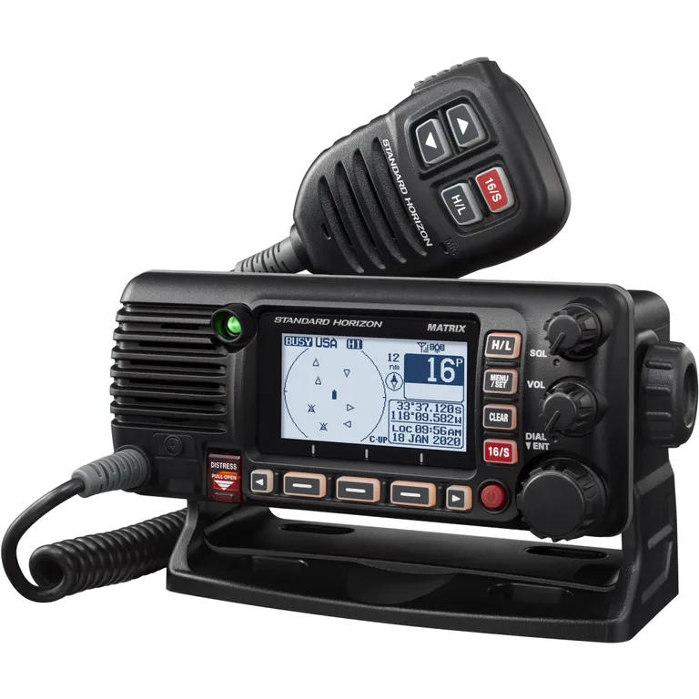 Standard Horizon GX2400E fastmontert VHF med GPS, AIS-mottaker og nettverksstøtte