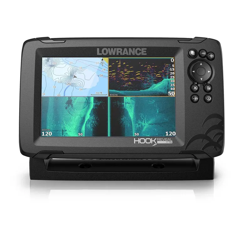 Lowrance HOOK Reveal 7" kartplotter med ekkolodd inkl. giver