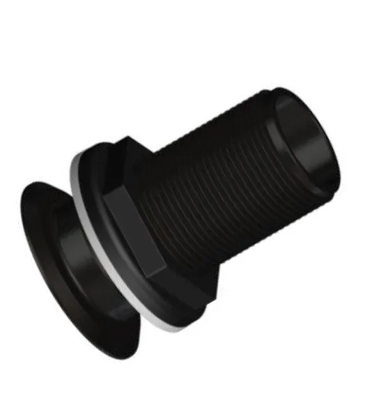 Trudesign 1/2" (13 mm) nedsenket skroggjennomføring i kompositt