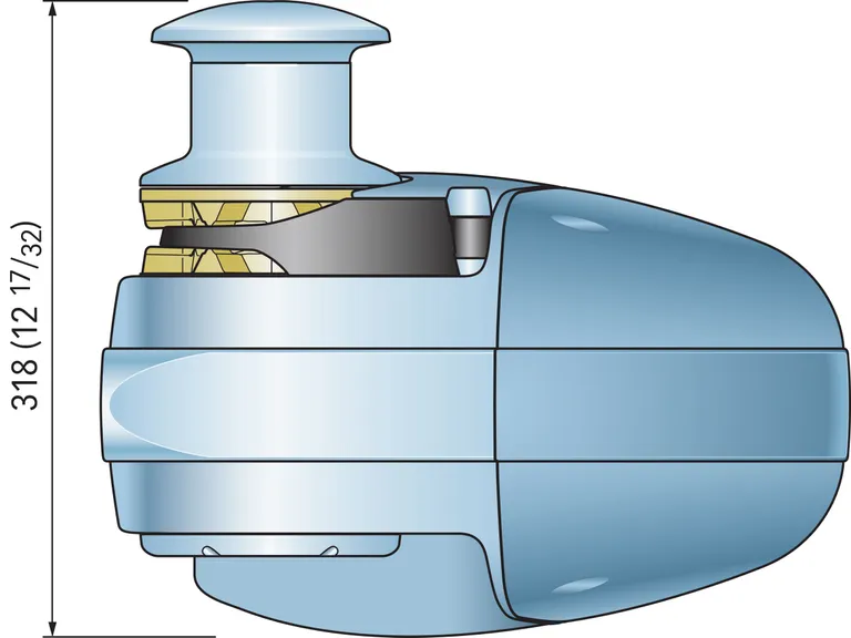 Quick Hector HC3 700 ankervinsj 700W 12V, 8 mm kabelar og trommel