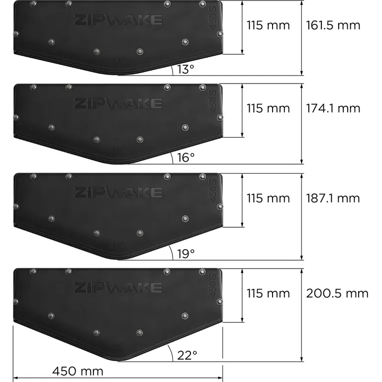 Zipwake v-formet interceptor IT450-S V22