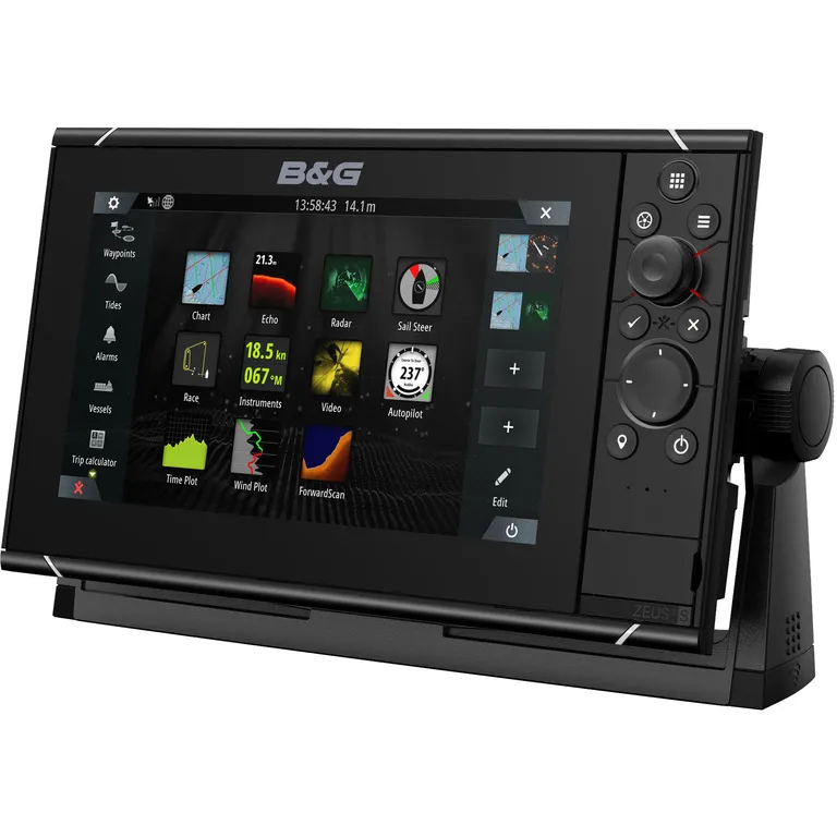 B&G Zeus3S 9 kartplotter m/seilfunksjoner og ekkolodd
