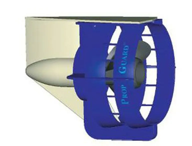 Propellbeskytter 13" blå - 40-65 HK