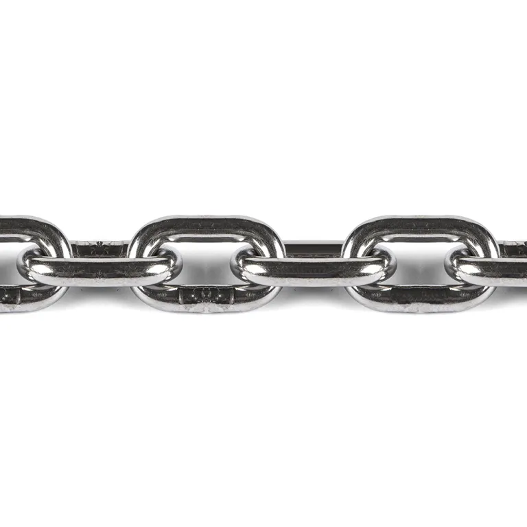 6mm syrefast kjetting, 50m DIN 766