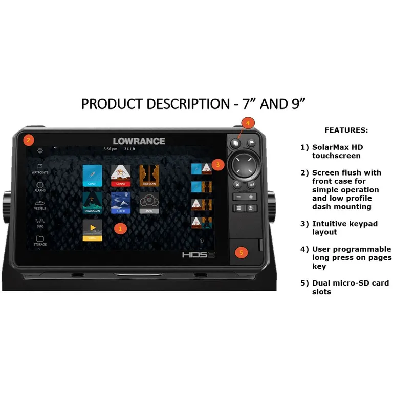 Lowrance HDS-9 LIVE kartplotter