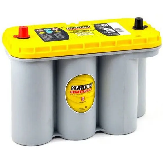 Optima YellowTop YTS 5.5 12V 75Ah AGM start og forbruksbatteri