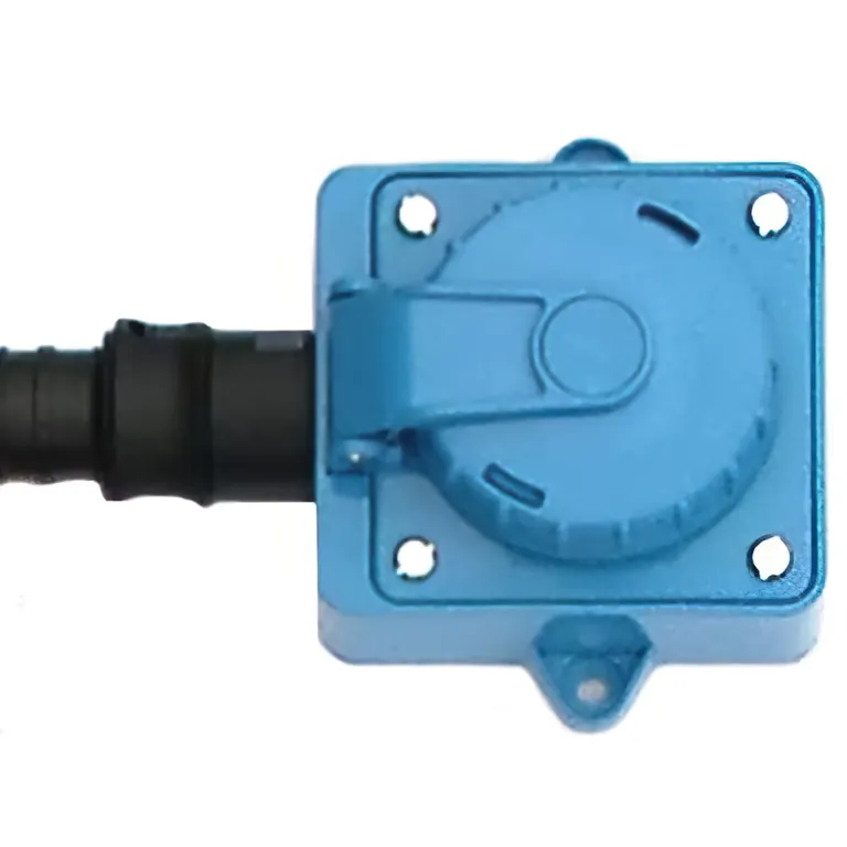 Ratio landstrøm enkel veggkontakt utenpåliggende Schuko IP68