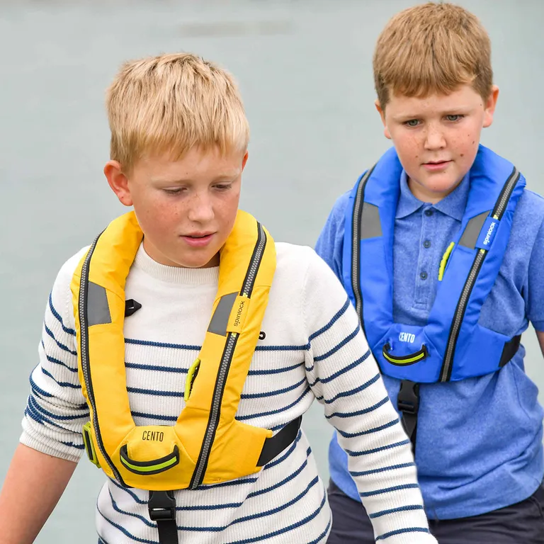 Spinlock Cento Junior vest i blå