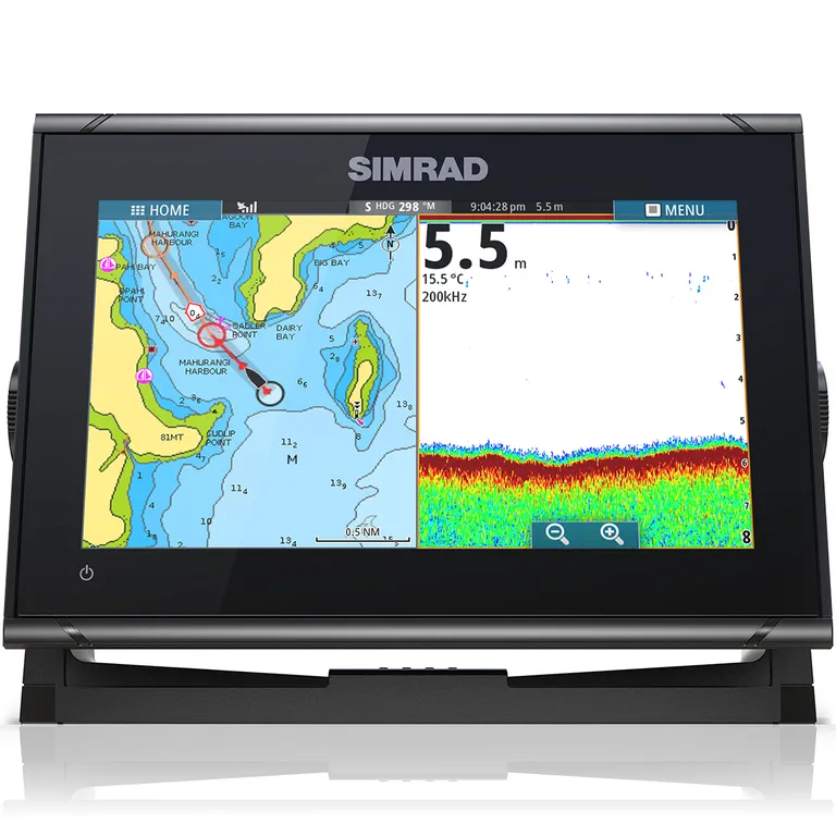 Simrad GO9 XSE kartplotter med ekkolodd