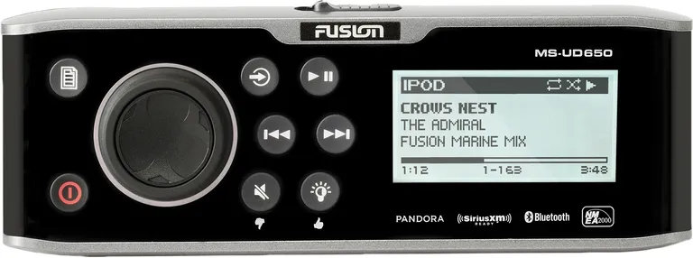 Fusion MS-UD650 AM/FM/Blåtann/USB/UNI-DOCK