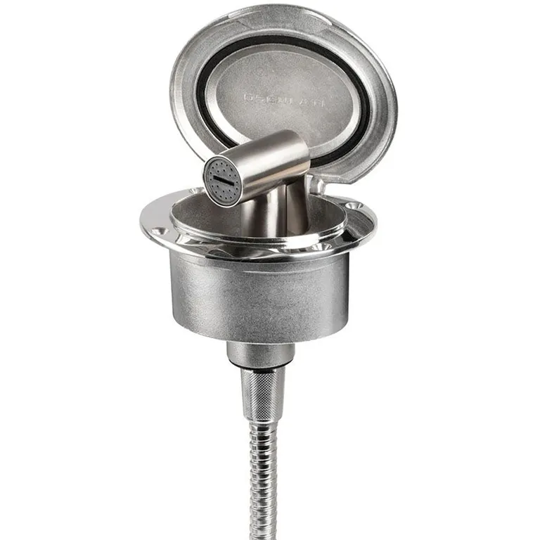 Osculati dusj Elissa i syrefast stål med slange