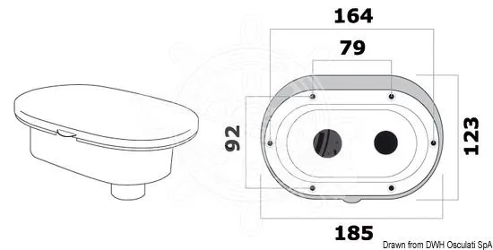 Osculati komplett dusj