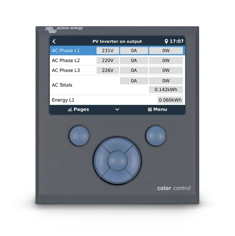 Victron kontrollpanel