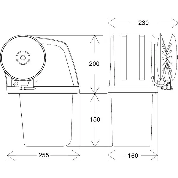 Side-Power Engbo Maxi 32 ankervinsj 1000W/12V for tau