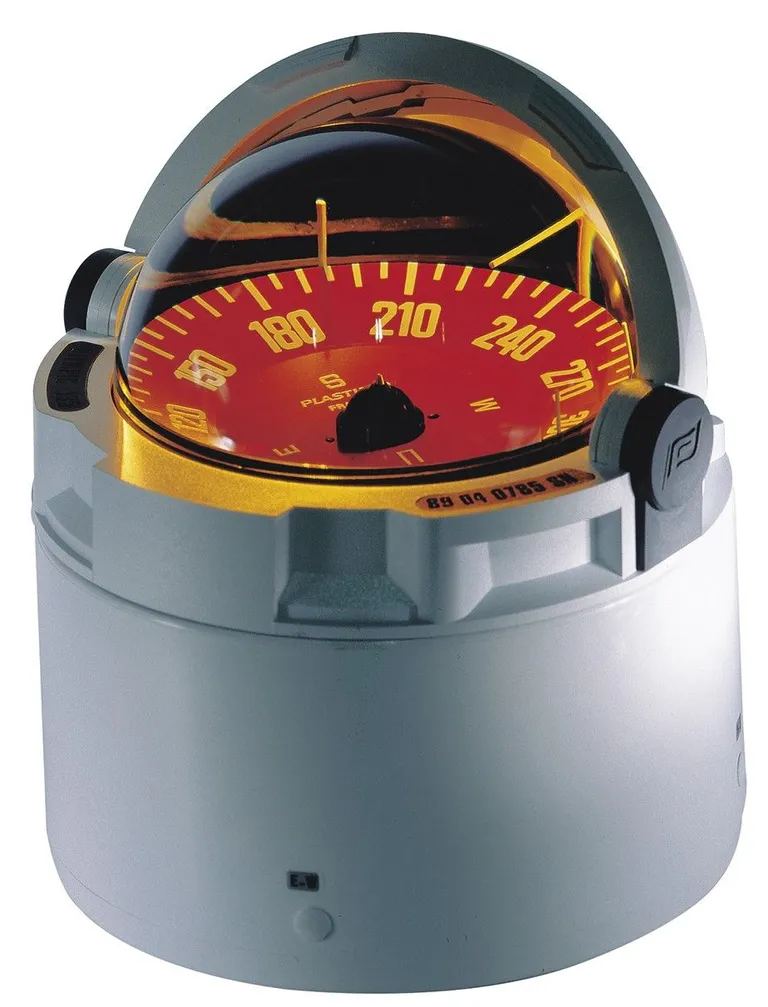 Plastimo kompass Olympic 135 (hvit) med svart kompassrose