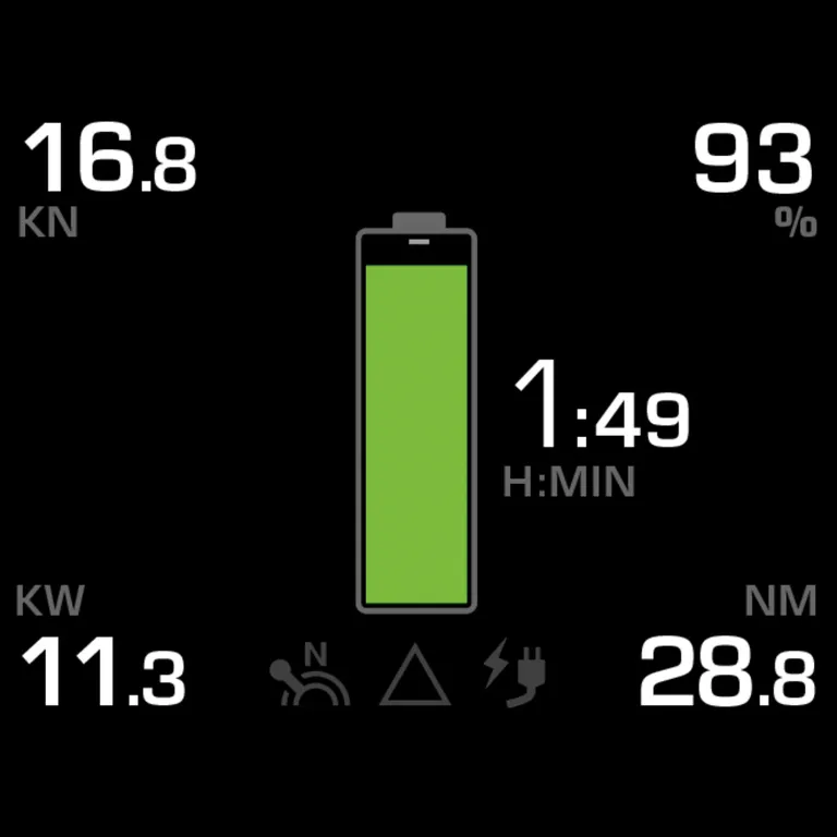 Torqeedo TorqLink gasshåndtak med fargedisplay for Cruice-modeller med TorqLink